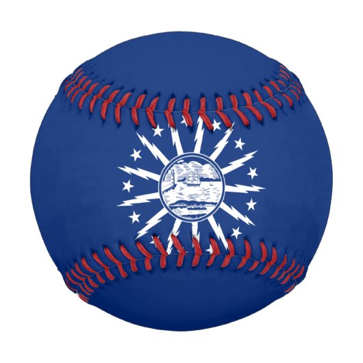 Flagge von Buffalo, New York Baseball (Vorderseite)