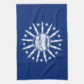 Flagge von Buffalo, New York Geschirrtuch (Vertikal)