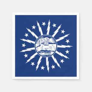Flagge von Buffalo, New York Napkins Serviette