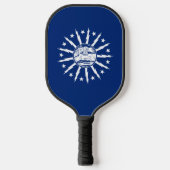 Flagge von Buffalo, New York Pickleball Schläger (Vorderseite)