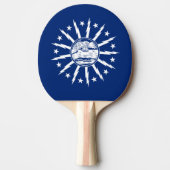Flagge von Buffalo, New York Ping Pong Paddle Tischtennis Schläger (Vorderseite)