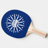 Flagge von Buffalo, New York Ping Pong Paddle Tischtennis Schläger (Seitenansicht)