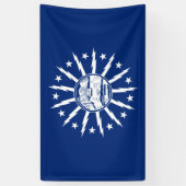 Flagge von Buffalo (Stadt am New Yorker Staat) Banner (Vertikal)