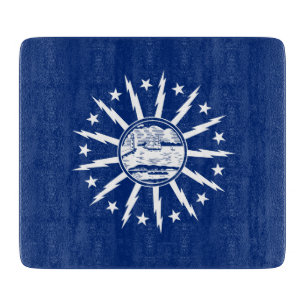 Flagge von Buffalo (Stadt am New Yorker Staat) Schneidebrett