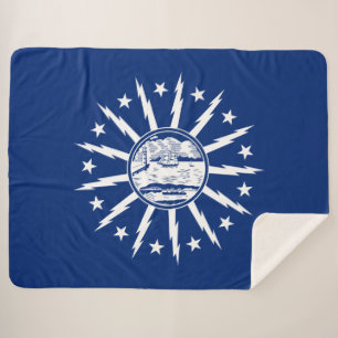 Flagge von Buffalo (Stadt am New Yorker Staat) Sherpadecke