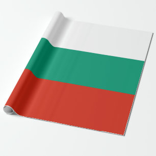 Flagge von Bulgarien oder von Bulgaren Geschenkpapier