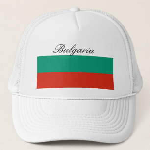 Flagge von Bulgarien oder von Bulgaren Truckerkappe