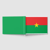 Flagge von Burkina Faso Gästebuch (Voll)