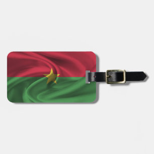 Flagge von Burkina Faso Gepäckanhänger