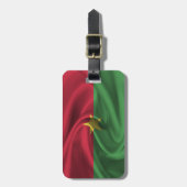 Flagge von Burkina Faso Gepäckanhänger (Vorderseite vertikal)