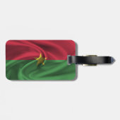 Flagge von Burkina Faso Gepäckanhänger (Rückseite horizontal)