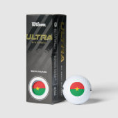 Flagge von Burkina Faso Golfball (Verpackungen)