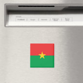 Flagge von Burkina Faso Magnet (In Situ (Geschirrspüler))