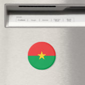 Flagge von Burkina Faso Magnet (In Situ (Geschirrspüler))