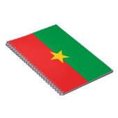 Flagge von Burkina Faso Notizblock (Rechte Seite)