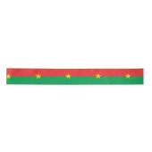 Flagge von Burkina Faso Satinband (Vorderseite)
