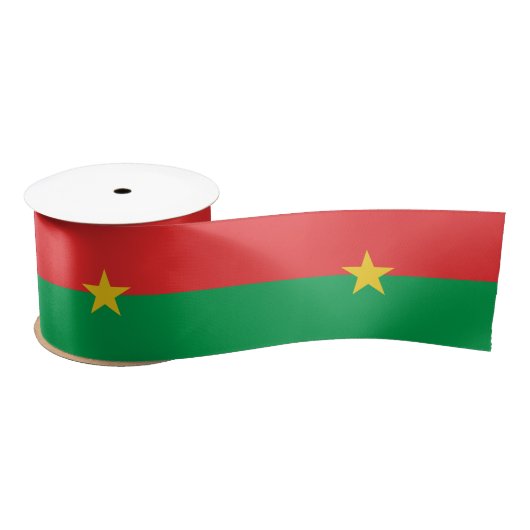 Flagge von Burkina Faso Satinband (Spule)