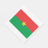 Flagge von Burkina Faso Serviette (Ecke)