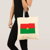 Flagge von Burkina Faso Tragetasche (Vorderseite (Produkt))