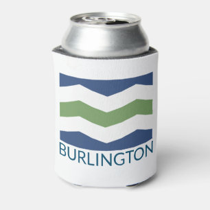 Flagge von Burlington, Vermont Dosenkühler