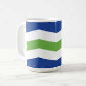Flagge von Burlington, Vermont Kaffeetasse (Vorderseite Links)