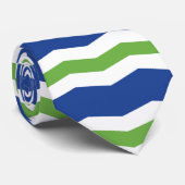 Flagge von Burlington, Vermont Krawatte (Gerollt)