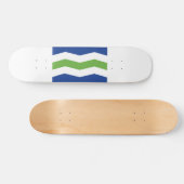 Flagge von Burlington, Vermont Skateboard (Horizontal)