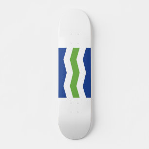 Flagge von Burlington, Vermont Skateboard