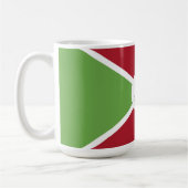Flagge von Burundi Kaffeetasse (Links)
