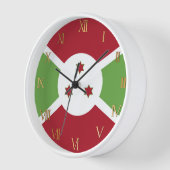 Flagge von Burundi Uhr (Winkel)