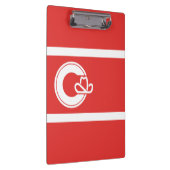 Flagge von Calgary, Alberta Clipboard Klemmbrett (Rechts)