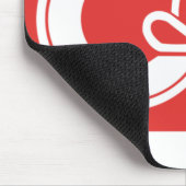 Flagge von Calgary, Alberta Mousepad (Ecke)