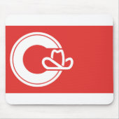 Flagge von Calgary, Alberta Mousepad (Vorne)