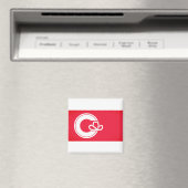 Flagge von Calgary, KANADA Magnet (In Situ (Geschirrspüler))