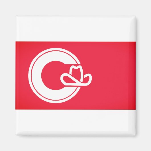 Flagge von Calgary, KANADA Magnet (Vorne)