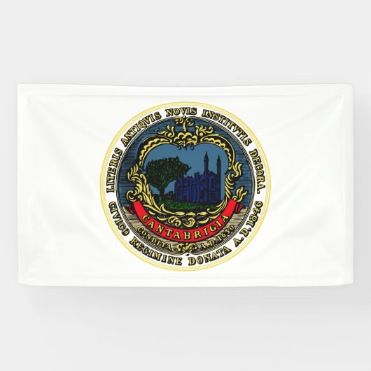 Flagge von Cambridge (Massachusetts) Banner (Horizontal)