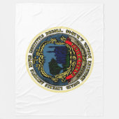 Flagge von Cambridge (Massachusetts) Fleecedecke (Vorderseite)