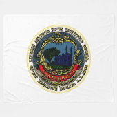 Flagge von Cambridge (Massachusetts) Fleecedecke (Vorderseite (Horizontal))
