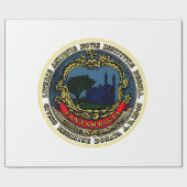 Flagge von Cambridge (Massachusetts) Geschenkpapier (Flach)