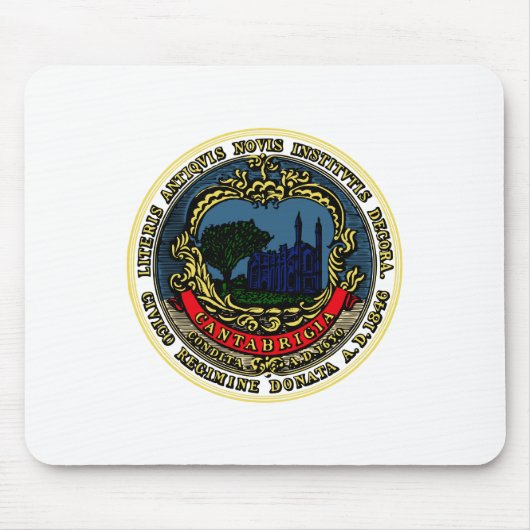 Flagge von Cambridge (Massachusetts) Mousepad (Vorne)