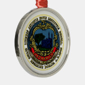 Flagge von Cambridge (Massachusetts) Ornament Aus Metall (Rechts)