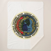 Flagge von Cambridge (Massachusetts) Sherpadecke (Vorderseite)