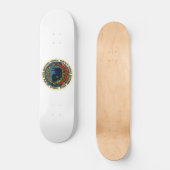 Flagge von Cambridge (Massachusetts) Skateboard (Vorderseite)