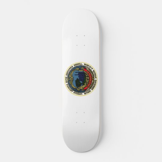 Flagge von Cambridge (Massachusetts) Skateboard (Vorderseite)