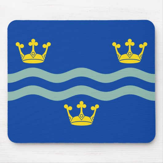 Flagge von Cambridgeshire-Mauspad Mousepad (Vorne)