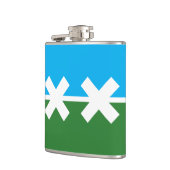 Flagge von Cedar Park, Texas Flachmann (Links)