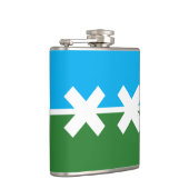 Flagge von Cedar Park, Texas Flachmann (Rechts)