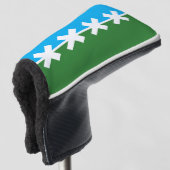 Flagge von Cedar Park, Texas Golf Headcover (3/4 Vorderseite)