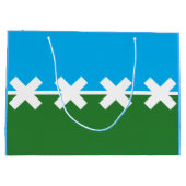 Flagge von Cedar Park, Texas Große Geschenktüte (Rückseite)