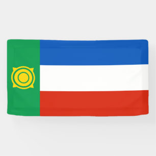 Flagge von Chakassien Banner